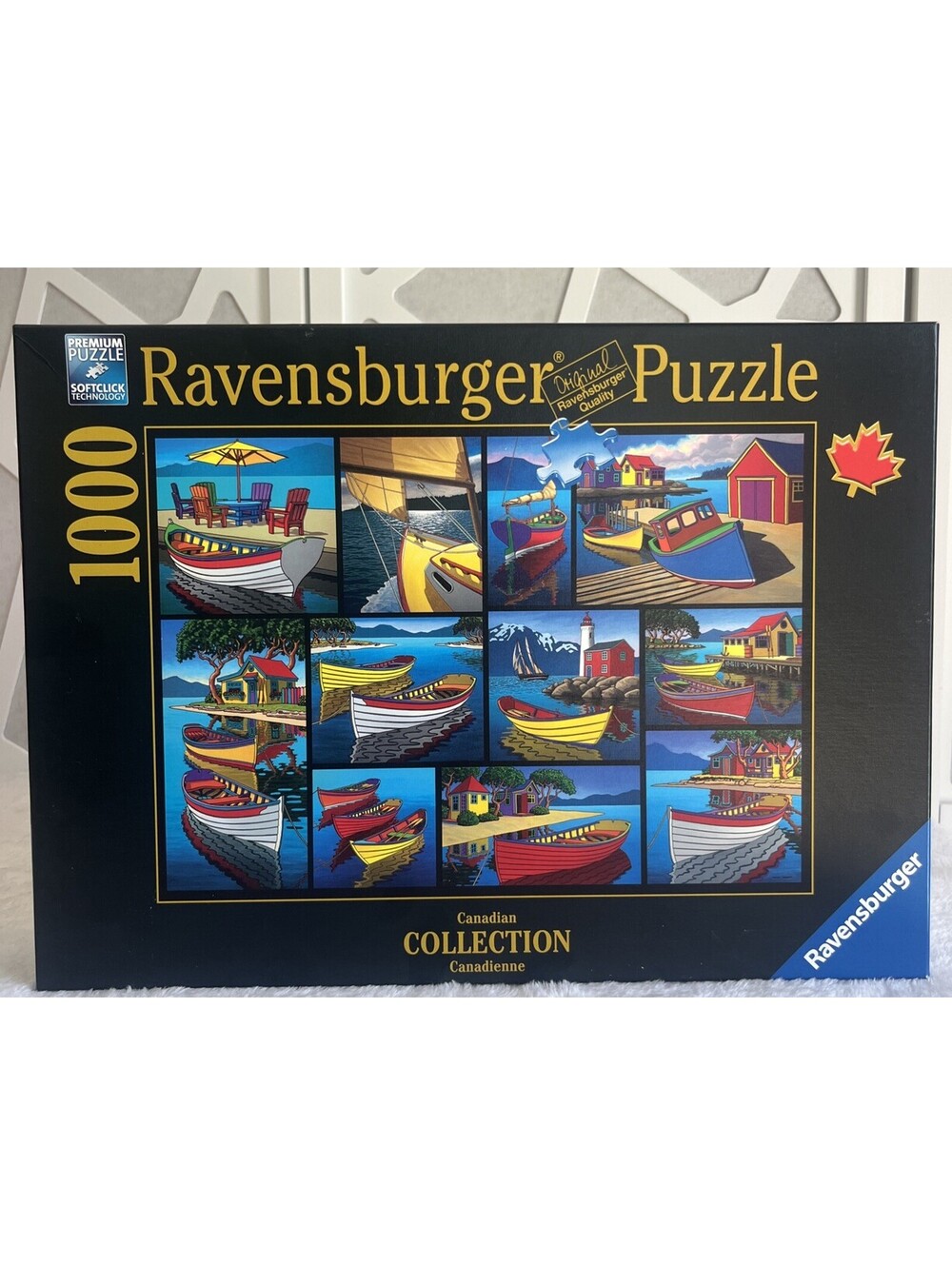 RAVENSBURGER On The Water Canadian Collection 1000 Piece Jigsaw Puzzle